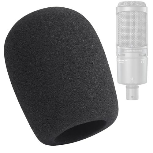 Microphone Covers Foam 1-Pack, High Density Foam Mic Windshield Pop for Mic Condenser Microphone - size: Large