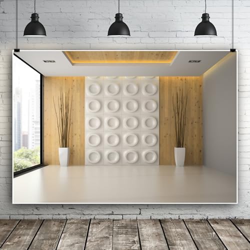 10x8ft Office Backdrop French Windows Business Room Workplace Screen Scene Backdrops for Video Recording Office Backdrop for Video Conference Zoom Room Background - size: 10x8ft