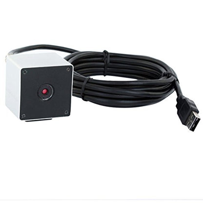 ELP 60degree Autofocus Camera USB with Aluminum enclouse housing for Surveillance Video System(Silver) - color: 60 Degree Auto Lens Silver, style: USB Camera