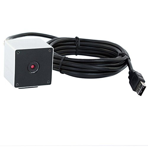 ELP 60degree Autofocus Camera USB with Aluminum enclouse housing for Surveillance Video System(Silver) - color: 60 Degree Auto Lens Silver, style: USB Camera