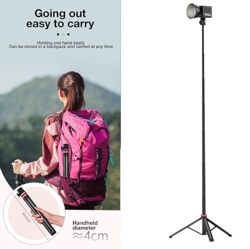 80'' Webcam-Tripod Floor-Stand for Logitech Brio-101 100 / Brio 301 300 / C920x / MX Brio 4K / C922x / C925e / Brio 500 / Brio 4K Webcams