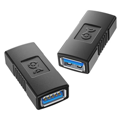 Cable Matters 2-Pack USB 3.0 Coupler USB Female to Female Adapter Gender Changer