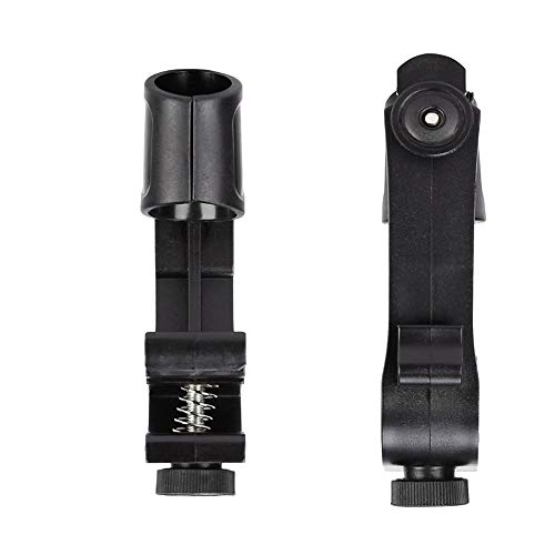 Adjustable Drum Rim Mic Clips - Microphone Mount Clamp (Pack of 2)