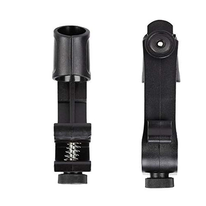 Adjustable Drum Rim Mic Clips - Microphone Mount Clamp (Pack of 2)