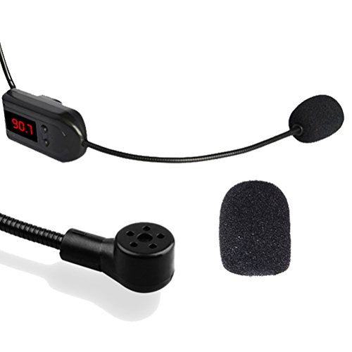 15 Pack Foam Microphone Windscreen, Lapel Headset Microphone Sponge Mini Foam Cover Shield Protection for Variety of Headset (Black) - color: Black