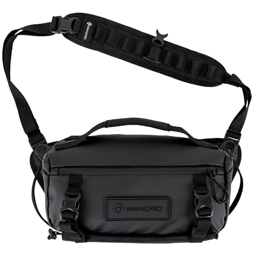 WANDRD ROGUE V1 6L Sling: Compact Camera Sling and Crossbody Bag with Fast Access, 3-Way Carry– Lightweight Everyday Bag Great for Travel, Photography, and Daily Use (Black) - color: Black