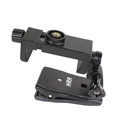 Backpack Clip Mount with Phone Holder Accessories for GoPro Hero 13 12 11 10 9 8 7 6 5 Black Akaso Sony Action Camera and iPhone Samsung Smartphones,Outdoor First View Live Video Shooting