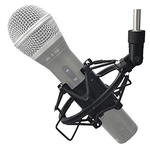 Microphone Shock Mount Mic Holder For Samson Q2U SM58 ATR2100-USB Behringer Xm8500, Mic Clip Holder Mount for Diameter 28mm-32mm Dynamic Microphone Like AT2005-USB PGA48 PGA58, Boseen