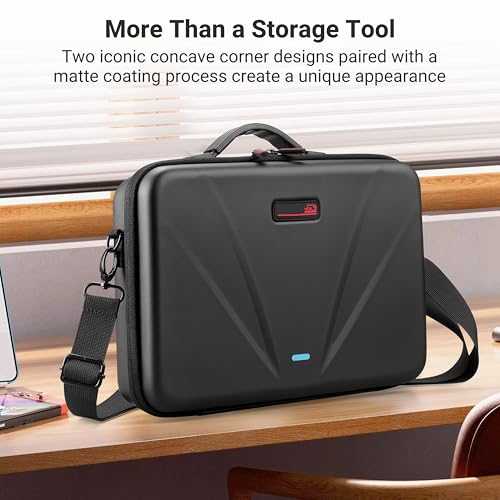 Carrying Case for Insta360 X5, Large Capacity Waterproof Travel Bag Protective Case Organizer for Insta 360 X5 Accessories, for Metal Cage, Charging Hub, Bullet Time 2.0, Foldable Selfie Stick