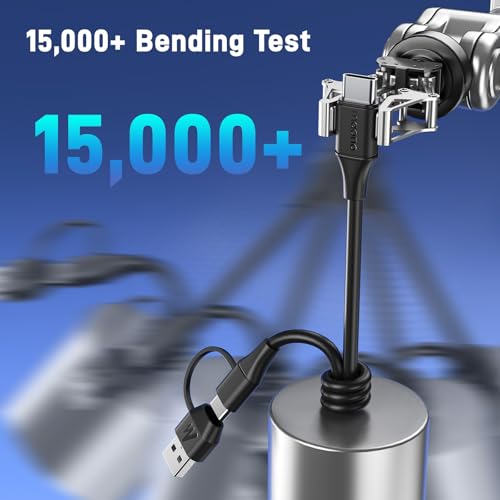 MAONO 2 in 1 USB Microphone Cable,USB C & USB A to USB Type C Fast Transfer Audio Cable,Compatible with USB Microphone DGM20S,DM30,DM40,PD100W,PD200XS,PD100X,5ft,Black