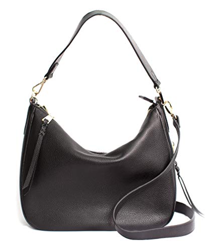 Meliae Camera Bag for Women, DSLR Mirrorless Camera Purse, Leather Shoulder Crossbody Hobo Travel Tote - color: Black