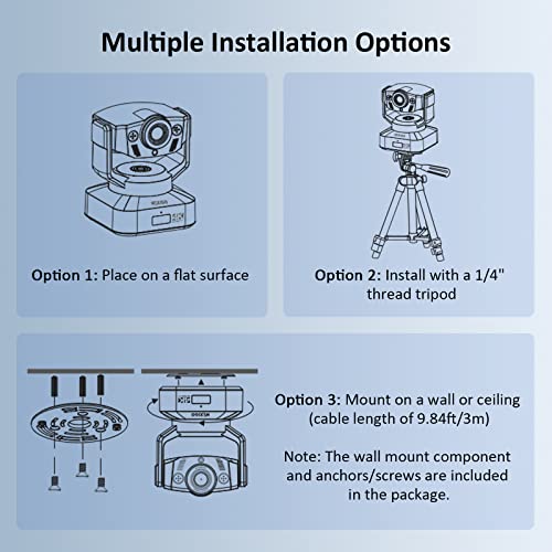 NexiGo N990 4K PTZ Zoomable Webcam, Video Conference Camera System with 5X Digital Zoom, Sony Starvis Sensor, Position Preset, Dual Stereo Mics, Audio Jacks for External Mics (Renewed) - style: 4K PTZ Webcam