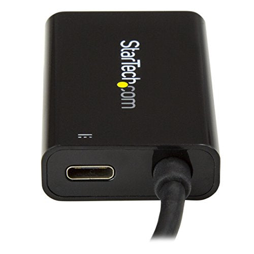 StarTech USB-C to HDMI 2.0 Active Adapter, 4K 60Hz, 60W PD, Black, 1080p - color: Black, style: 4K 60Hz w/ 60W PD Charge