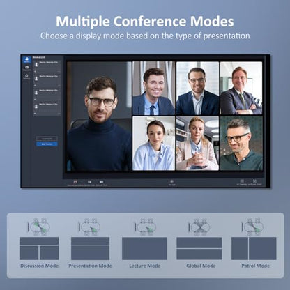 NexiGo Meeting 360 Ultra (Gen 3), Enhanced All-in-One Conference Camera System, Multi-Camera Setup, 8K Capture, AI-Powered Framing and Auto Tracking, for Medium to Large Meeting Rooms - style: Meeting 360 Ultra