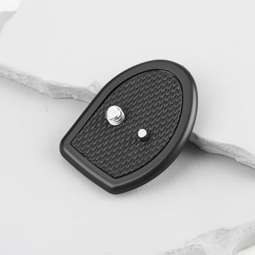 SING F LTD Tripod Quick Release Plate with 1/4" Mounting Screw 27x27mm Compatible with Amazon Basics Lightweight 50-Inch Tripod