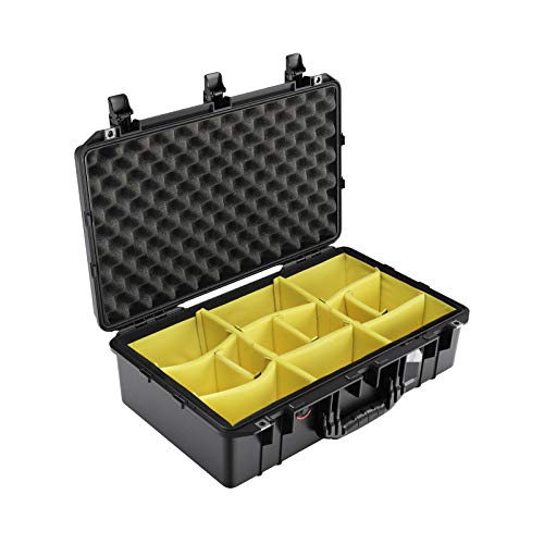 Pelican Air 1555 Case With Padded Dividers - Black - color: Black, size: With Padded Dividers