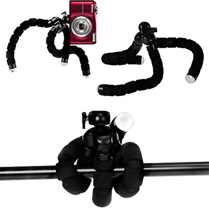 Acuvar 6.5” Flexible Tripod for Phone & Small Cameras – Bendable Mini Tripod for iPhone, Android, Vlogging & Travel - style: Tripod Only