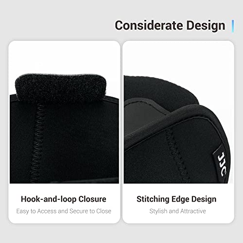 KIWIFOTOS Neoprene Mirrorless Camera Sleeve Case for Canon EOS R7 R10 +18-45mm Lens Nikon Z5 z5II Z6 Z6III +24-50mm Lens Z50II +16-50mm Lens Camera Pouch - color: Neoprene Camera Sleeve Black