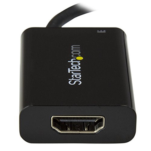 StarTech USB-C to HDMI 2.0 Active Adapter, 4K 60Hz, 60W PD, Black, 1080p - color: Black, style: 4K 60Hz w/ 60W PD Charge