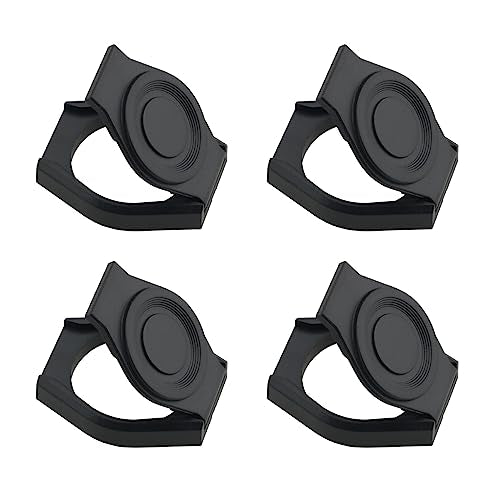 4PCS Protective Lens Privacy Cover Shutter, Universal Webcam Cover, Desktop Computer External Webcam Lens Cover Shutter Cap Hood, Streaming Web Camera Privacy Cover Clip, Black