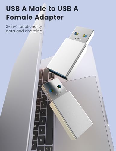 Fidioto Printer Saver! USB 3.0 A Male to Female Adapter - High-Speed Data Extension for Short Cable Fix ，5Gbps Transfer, Industrial Durabilit - color: A Male-A Female