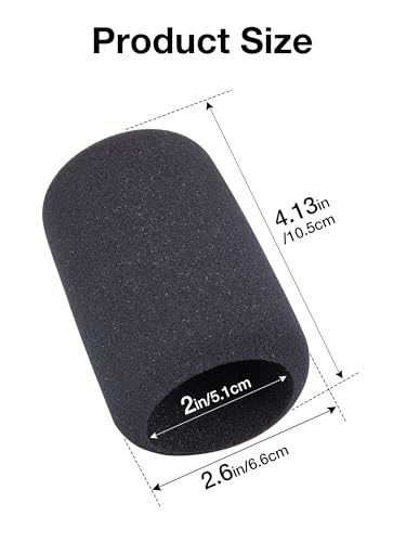 QuadCast 2 Pop Filter Windscreen Compatible with HyperX QuadCast 2 Microphone - Mic Foam Windscreen Noise Reduction,Improved Sound Quality