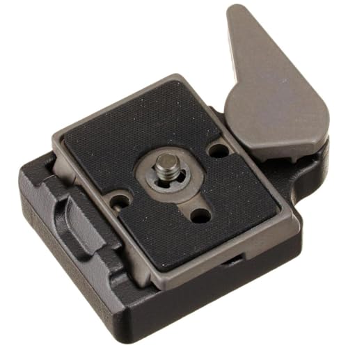 Manfrotto 323 RC2 Rapid Connect Tripod Adapter with 200PL-14 Quick Release Plate - Replaces 3299-Black