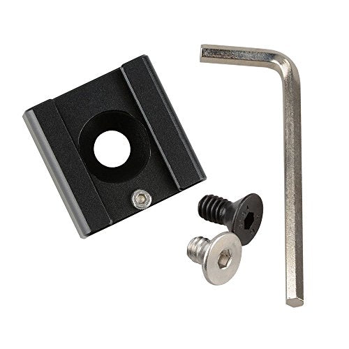 CAMVATE Cold Shoe Mount with 1/4''-20 Hole for Camera Flash Microphone Accessories - 0966 - style: 1Piece,black-2