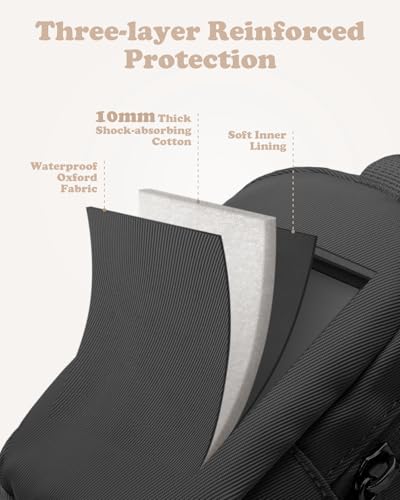 SQERO Soft Camera Case for Digital Camera KODAK PIXPRO FZ55/ FZ45/CAMKORY DC403 FHD 1080P,Travel Camera Pouch, Carry Case Bag Cute Small - color: Black