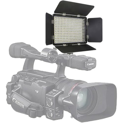 Vidpro LED-330X Photo and Video Light Kit - On Camera Panel LED Light - Adjustable and Dimmable 3200K-5600K Variable Color Light Fits Cameras w/Hot Shoe Includes Rechargeable Battery Diffuser - size: LED-330X