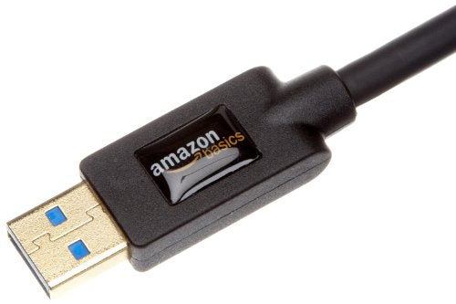 Amazon Basics USB 3.0 Extension Cable, 9.8-Foot High-Speed Data Transfer, Male to Female, 4.8Gbps, Gold-Plated Connectors, Shielded, 3 Meters, Black - size: 9.8 Feet, style: 1-Pack