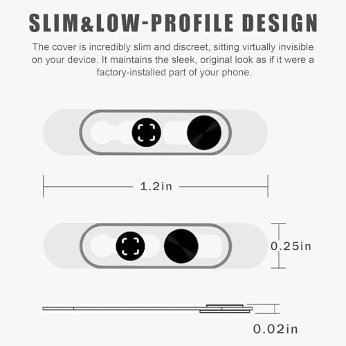 Front Camera Privacy Cover,Privacy Cover Compatible for iPhone 17/17 Air/17Pro/17Pro Max/16/16Plus/16Pro/16Pro Max/15 Series/14Pro/14 Pro Max,On/Off Face Recogition,Protect Privacy and Security-Black - color: Black&Black