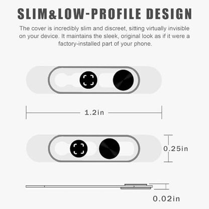 Front Camera Privacy Cover,Privacy Cover Compatible for iPhone 17/17 Air/17Pro/17Pro Max/16/16Plus/16Pro/16Pro Max/15 Series/14Pro/14 Pro Max,On/Off Face Recogition,Protect Privacy and Security-Black - color: Black&Black