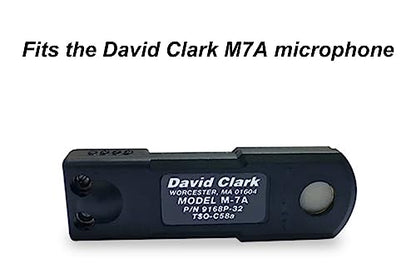 LEFXMOPHY for David Clark M7A Mic Cover, M-4 / M-7 / H10 / H20 /DC PRO-X2 / PRO-2 / DC ONE-X ENC Headset Aviation Microphone Replacement Pop Filter Protector, 3pack Windscreen