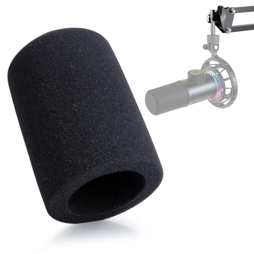Foam Pop Filter - Microphone Cover Windscreen Compatible with K658 for Recording and Streaming by YOUSHARES - color: fifine k658