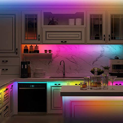 LED Strips Lights USB Powered Rainbow Chasing RGB LED Lights Strip LED TV Backlight Strip with 17-Key RF Remote Color Changing Strip Lights Waterproof IP65 LED Rope Lights LED Lights 2M 6.54FT - size: Dream Color+6.56FT/2M