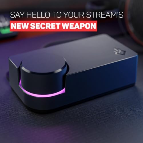 BEACN Studio – USB XLR Audio Interface for Creators, built in DSP mic chain, ultra-low-noise preamp, mutli-channel dual PC and console USB-C connections, for Streaming, Gaming, and Podcasting (Dark) - color: Dark