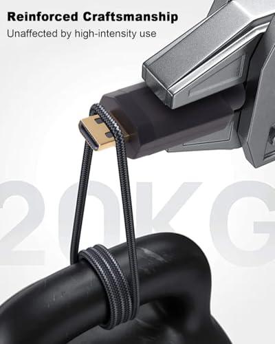 Duttek 90 Degree HDMI to Micro HDMI Extension Cable 6 Feet/1.8M, Left Angled Micro HDMI Male to HDMI Female Coiled Cable for Gopro Hero and Other Action Camera/Cam - size: Left Angled Male to Female 1.8M