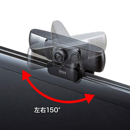 sanwasapurai Meeting For waidorenzukamera 150 ° Super Wide Angle Built-in Mic for Skype, CMS – v43bk