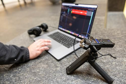 Zoom H1essential Handy Recorder Bundle with Professional Lavalier Condenser Microphone, 32GB microSDHC Card, Furry Microphone Windscreen, 4 AAA Alkaline Batteries, and More!