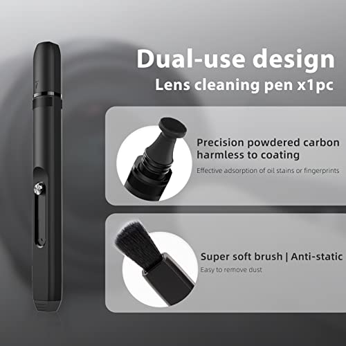 VSGO Professional Camera Cleaning Kit – for Canon, Nikon, Sony, DSLR & Mirrorless Cameras, Includes Lens Cleaning Pen, Air Blower, Sensor Swabs for Full Frame & APS-C, Microfiber Cloth - size: VS-A7E-for Sensor & Lens