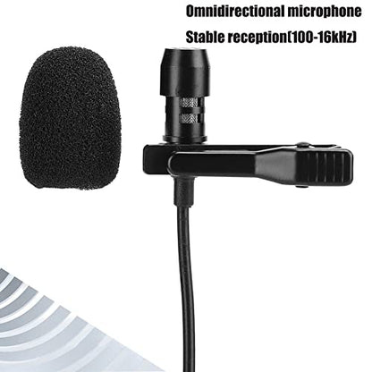Mobile Phone Microphone,Pocket Phone Mini Recording Karaoke,Small Tie-Clip Microphones,for, Android Smartphone, SLR Camera, Tablet, Computer PC, Hands