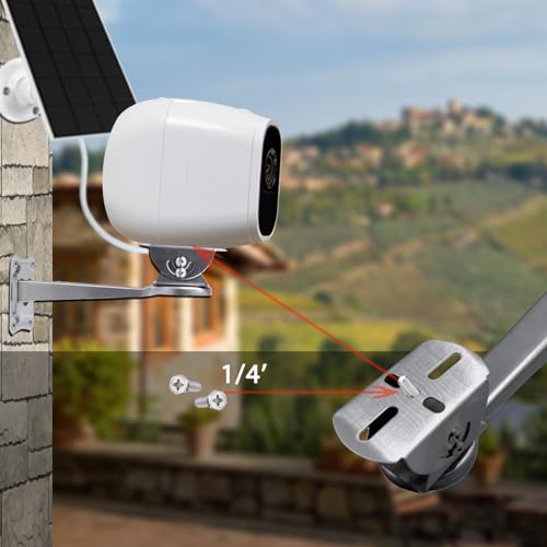 WiTi Stainless Steel Wall Mount Bracket for Surveillance Camera, Extension Arm Holder for Eufy Solocam s220, Security Surveillance Systems Installing Indoor and Outdoor