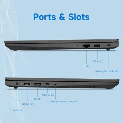 Lenovo V15 G4 Business Laptop, 15.6″ FHD Anti-Glare Display, Intel 8-Core i5-13420H (Beat i7-1355U), 16GB RAM, 256GB SSD, WiFi6, Bluetooth5.2, RJ-45, Windows 11 Home, with 5ave 6-in-1 Accessory Kit
