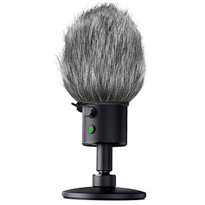 SUNMON Razer Seiren X Furry Windscreen Muff, Mic Pop Filter/Shield Wind Cover fits Razer Seiren X USB Condenser Streaming Microphone