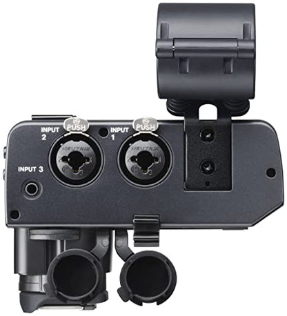 Tascam Canon Kit XLR Microphone Adapter for Mirrorless Cameras, Black (CA-XLR2d-C)