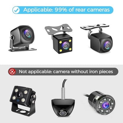 Pixelman Rear Camera Mount (2 Pcs), Universal Windshield Backup Camera Mount, Adjustable Dash Cam Bracket
