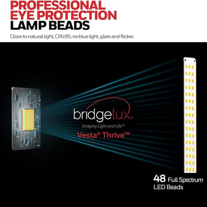 Honeywell Upgraded LED Desk Lamp - H01 Pro Sunturalux™ Foldable Desk Light with USB A+C Charging Ports, 3 Color Modes Dimmable Table Lamp for Home Office Reading(Black) - color: Black