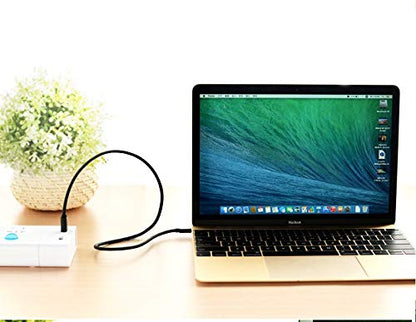 Works USB 3.0 Type-C Fast Charging and Data Cable for Canon EOS R6 Body! (18W Black 1M 3.2ft)