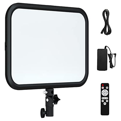 LED Video Light Panel, 45W LED Video Light Studio Photography Lighting, Super Slim Light Panel, Bi-Color Light 3200K–7500K, 8 Scene Lighting Effects
